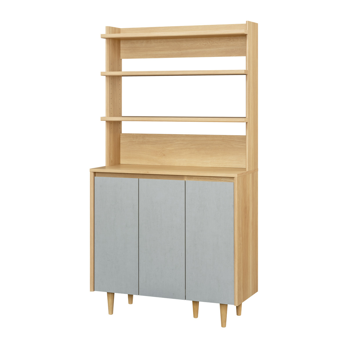 2733:ご成約予定品♥SALE♥小家具!ブルーグレー　オリジナルシェルフ　棚 D-20（オープンシェルフ）（色：ブルー系）｜ラック、シェルフ、本棚