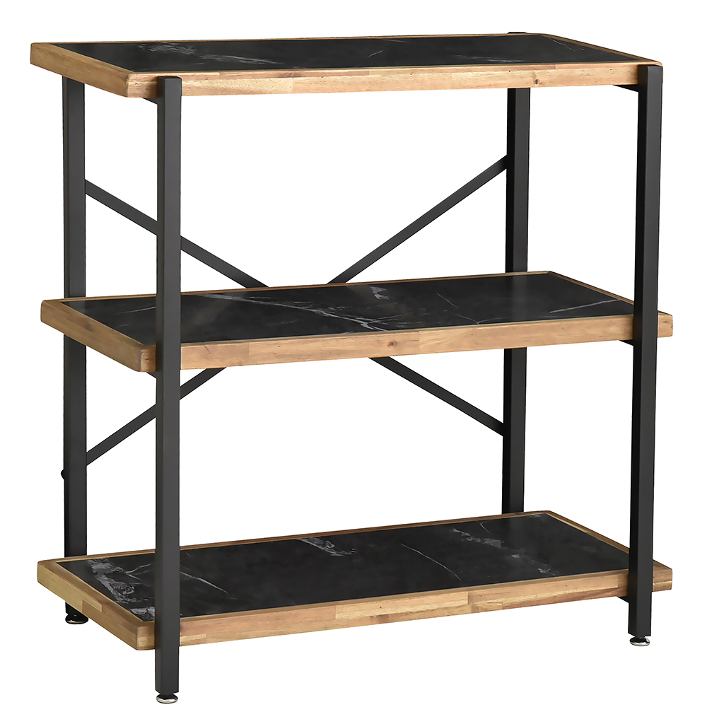 オープンラック 3段 木製 アイアンのおすすめ人気商品一覧 通販