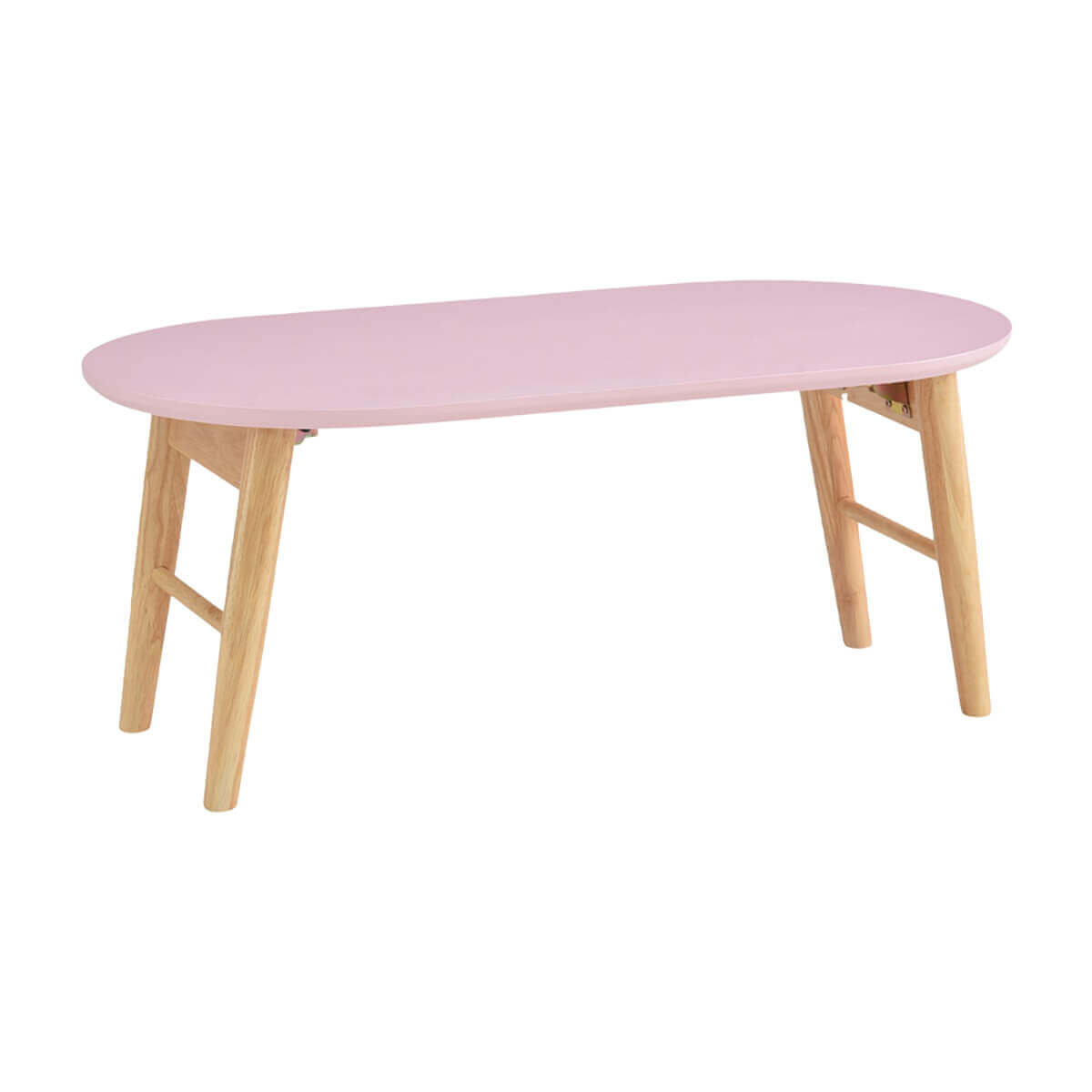 タマリビング 「爆買」折りたたみテーブル 小さい おしゃれ 幅80 楕円