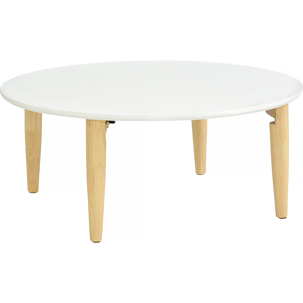 テーブル 折りたたみ 幅80 完成品 丸 センターテーブル ローテーブル おしゃれ 80cm 丸型 折り畳み リビングテーブル シンプル かわいい 机 北欧 スモーキー｜chokagu｜02