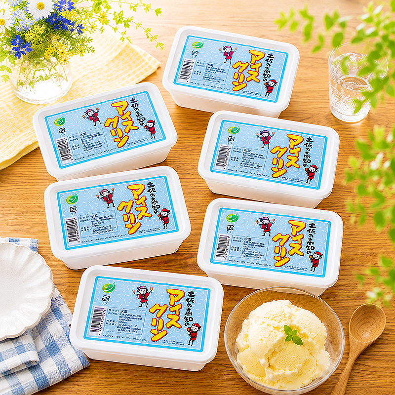 アイスクリン 業務用 1リットル×6個セット 高知産 氷菓 アイスクリーム
