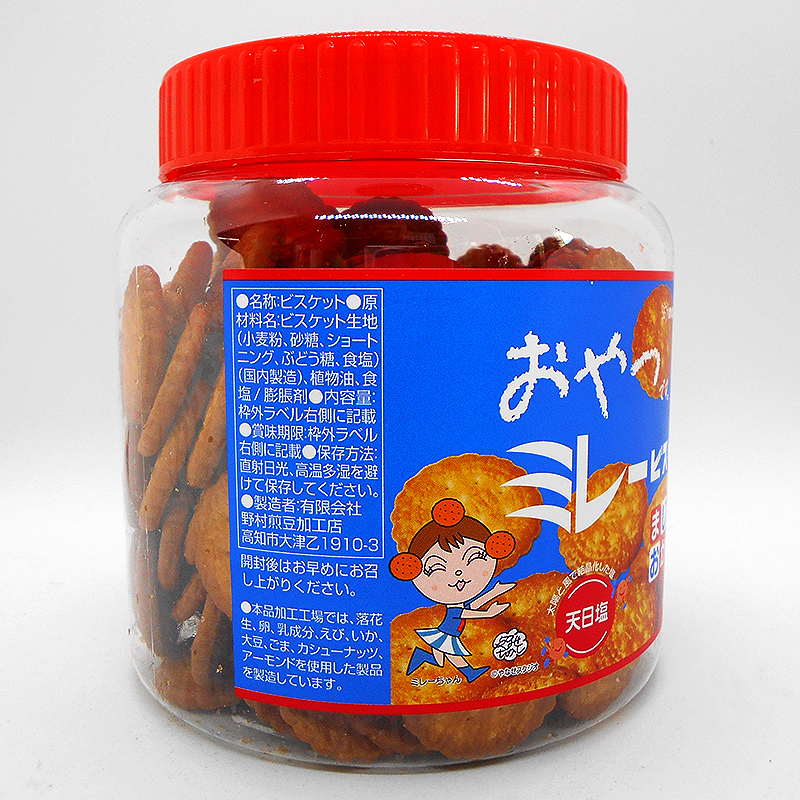 おやつミレー 450g 容器入り ミレービスケット 高知 まじめなお菓子