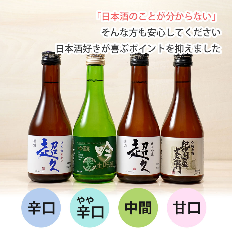 「日本酒のことが分からない」そんな方も安心してください日本酒好きが喜ぶポイントを抑えました。味わいの違いを抑えた飲み比べセットです。