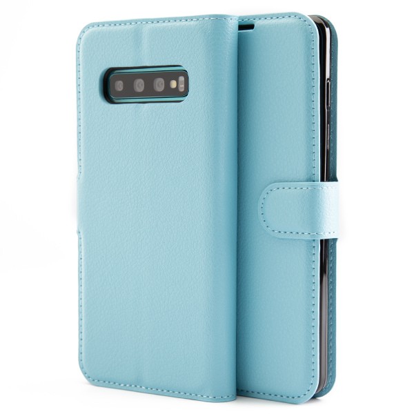 Samsung Galaxy S10 ブルー ケース付 Galaxy s10 ケース シンプル Garaxy s10+ カバー 手帳型 ギャラクシー