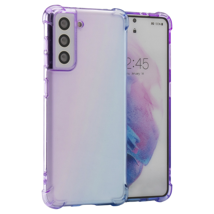 Galaxy S21 カバー ケース Ultra 5g 韓国 耐衝撃 グラデーション TPU 