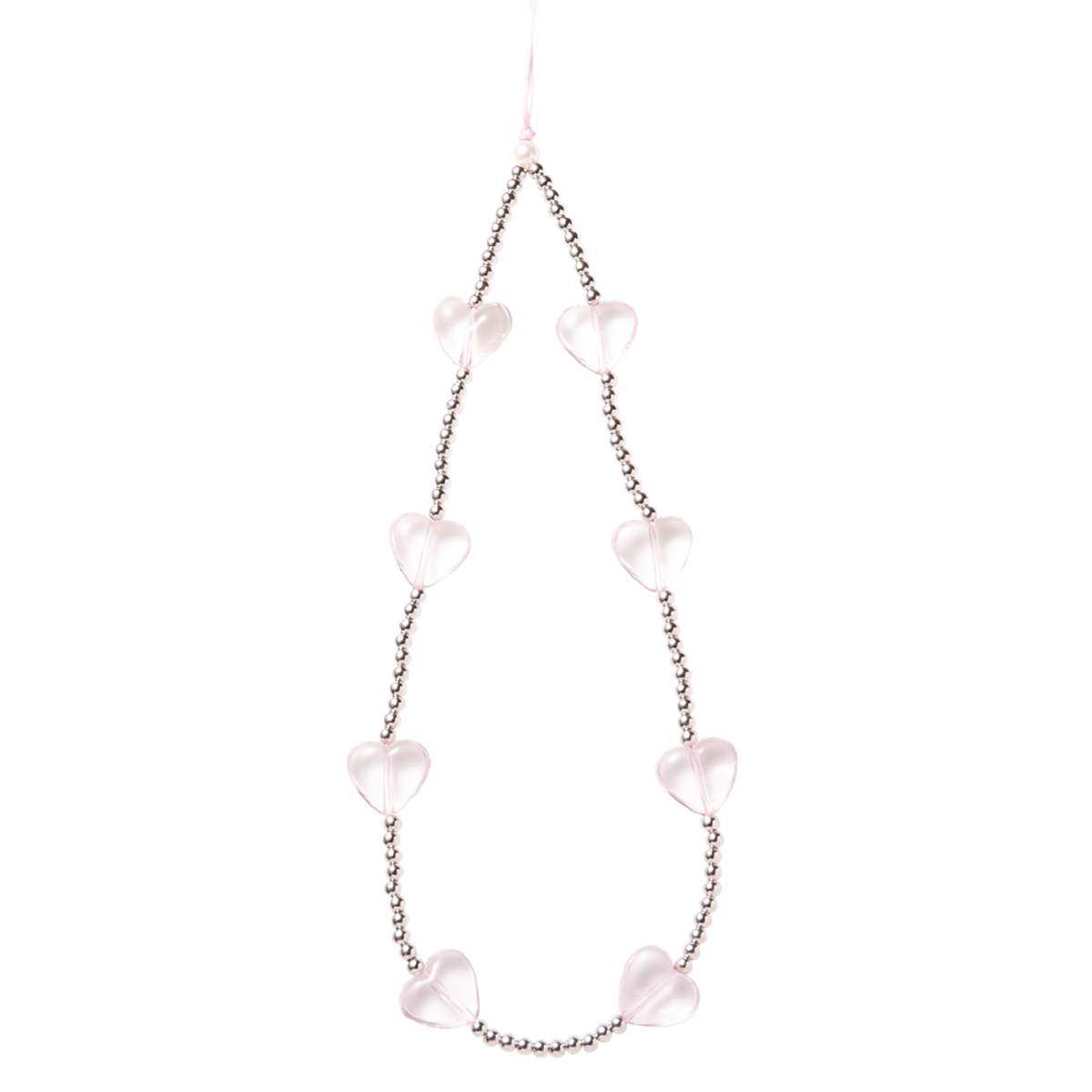 スマホ ストラップ 手首 ビーズ 韓国 ハート ハンドストラップ スマホ