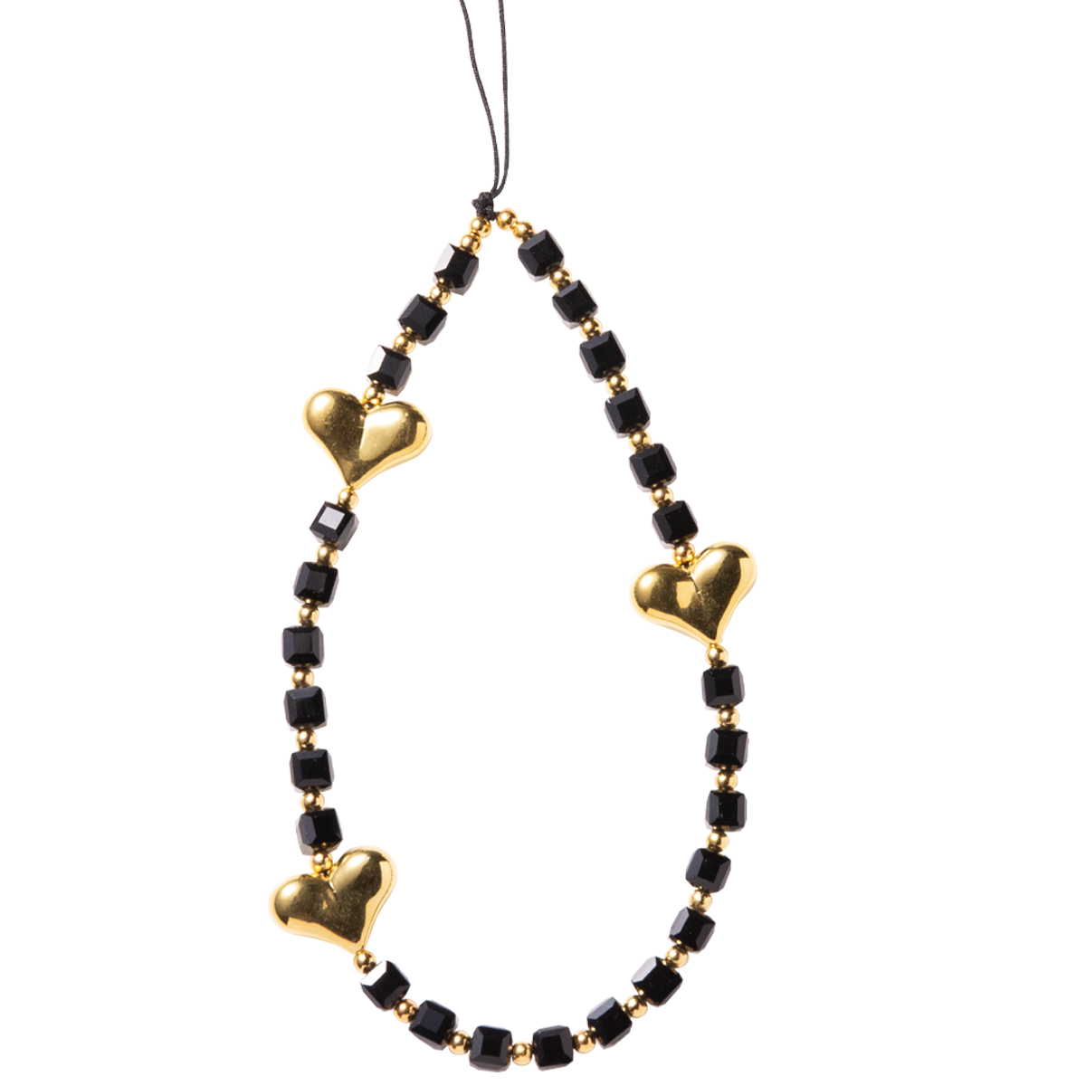 スマホ ストラップ 手首 ビーズ 韓国 ハート ハンドストラップ スマホ