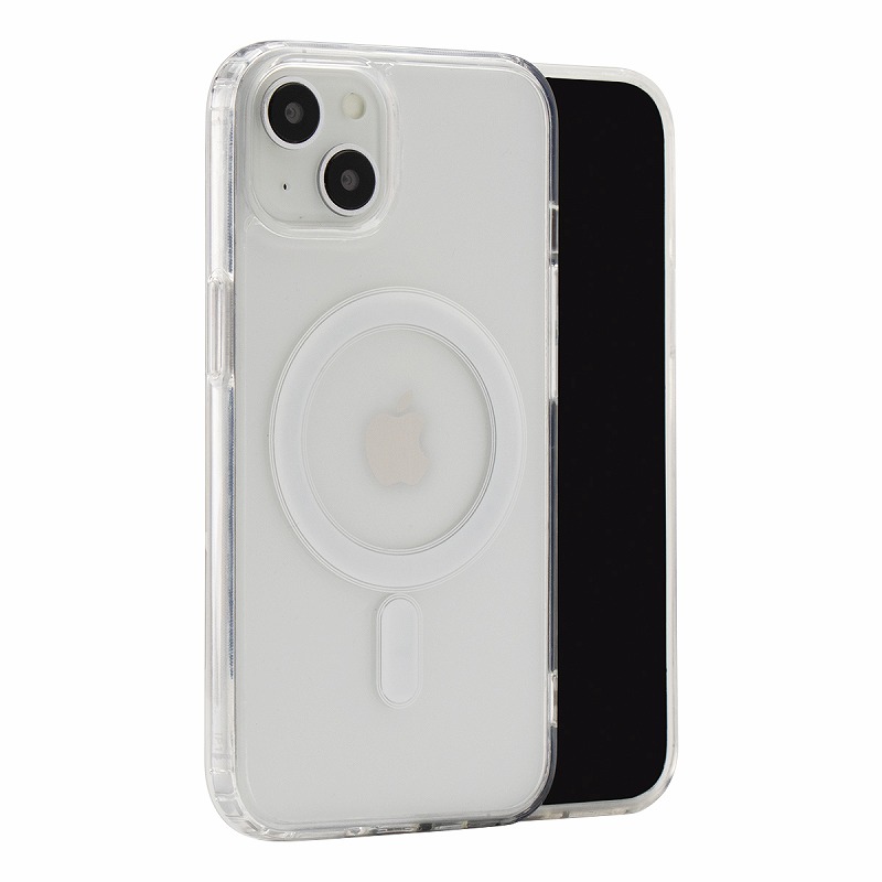 iPhone 14 MagSafe ケース マグネット 15 Pro 13 mini Max クリア