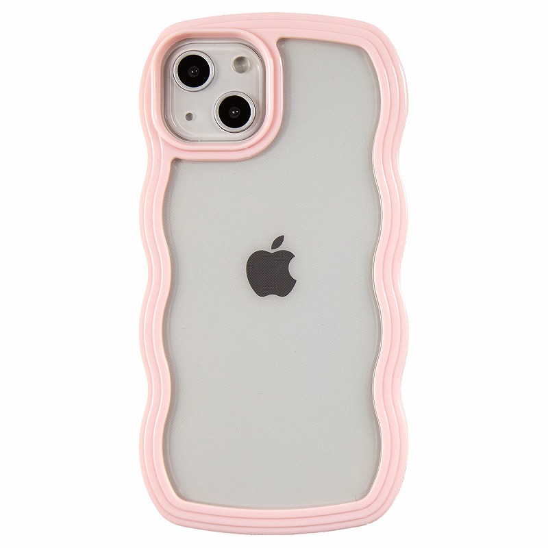 iPhone15 iPhone14 iPhone13 iPhone13 pro iPhone12 iPhoneSE ケース スマホケース 韓国 推し活 クリアケース かわいい おしゃれ 人気 透明 ウェーブ | CASEPHOLIC | 01