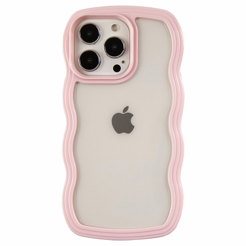 iPhone15 iPhone14 iPhone13 iPhone13 pro iPhone12 iPhoneSE ケース スマホケース 韓国 推し活 クリアケース かわいい おしゃれ 人気 透明 ウェーブ | CASEPHOLIC | 03