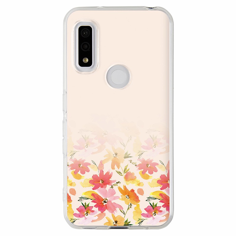 arrows we fcg01 ケース カバー スマホケース 韓国 花 流行り かわいい 花柄 名入れ かわいい おしゃれ TPUケース 水彩画 ブランド レディース 文字 おすすめ｜chomolanma｜02