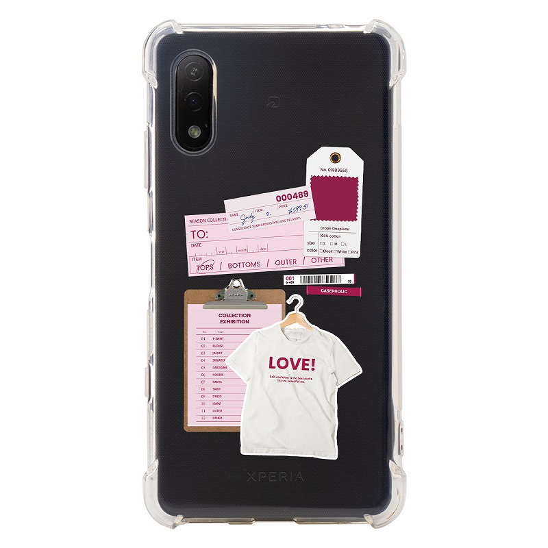 xperia ace iii ケース 5 iv ケース 5 iii スマホケース 携帯ケース アンドロイド携帯カバー スマホカバー 韓国 かわいい 透明ケース オーダーシート おしゃれ | CASEPHOLIC | 07