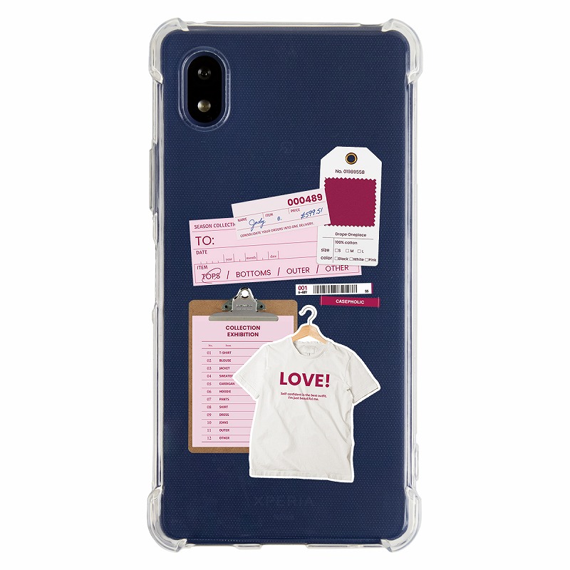 xperia ace iii ケース 5 iv ケース 5 iii スマホケース 携帯ケース アンドロイド携帯カバー スマホカバー 韓国 かわいい 透明ケース オーダーシート おしゃれ | CASEPHOLIC | 01