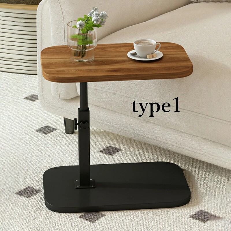 サイドテーブル 高さ調節 昇降式テーブル 高さ45?80cm ベッドサイド