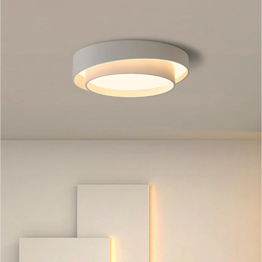 シーリングライト LED 北欧 リビング 寝室 リモコン タイマー ホワイト