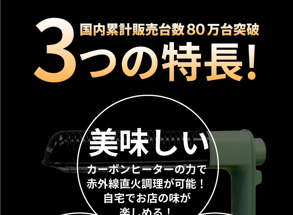 公式アウトレット】ホットプレート ザイグル 炙輪 あぶりん 煙が少ない