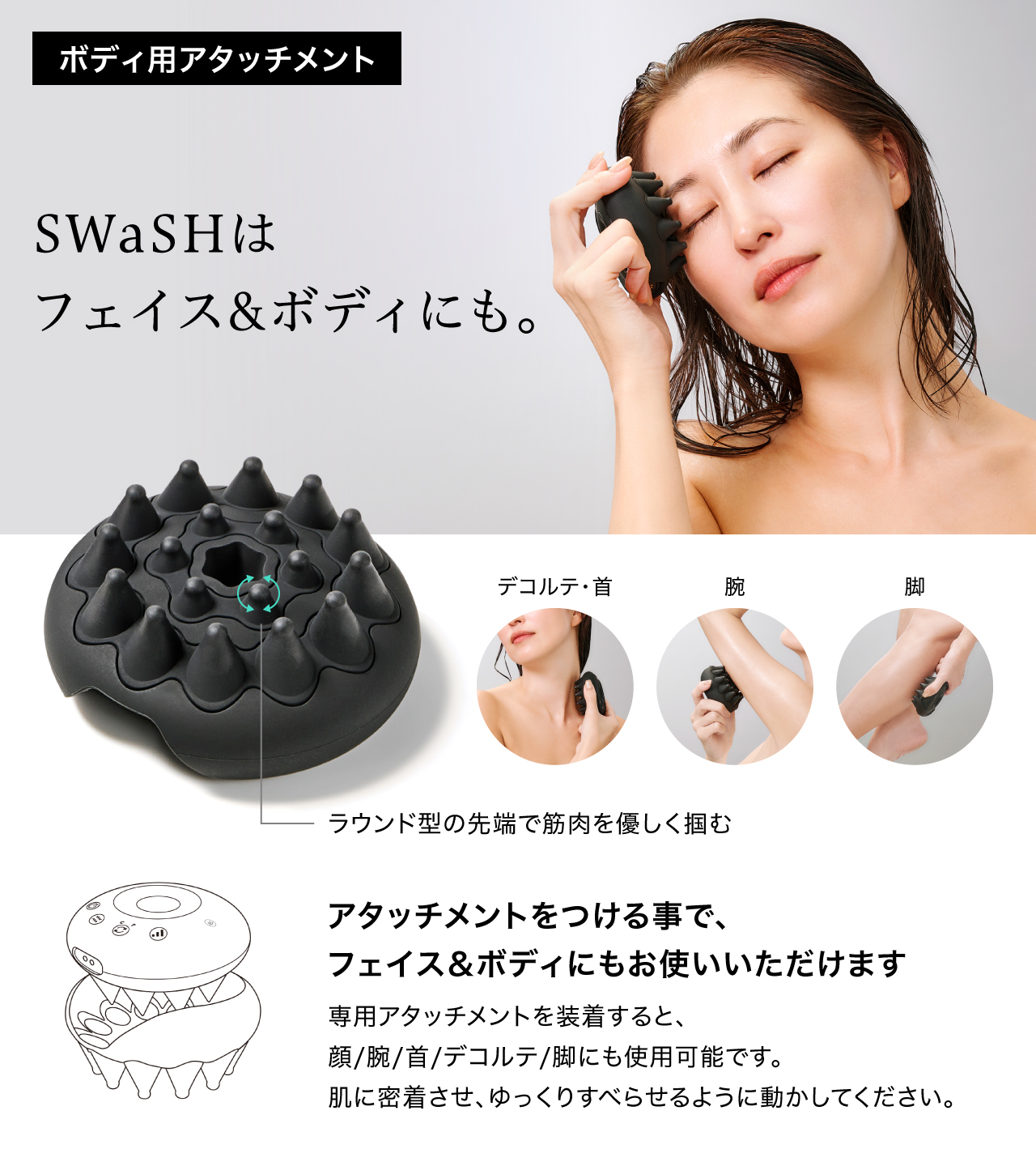 ケアプロ スワッシュ CARE PRO SWaSH 頭皮ケア 毛穴汚れ 頭皮洗浄