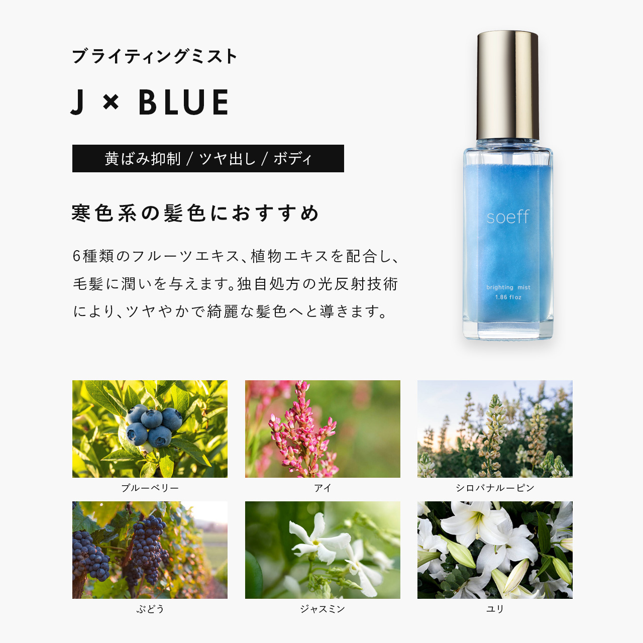 soeff | ソフ ブライティングミスト J -JASMIN- 110ml オイル soeff | ソフ ブライティングミスト J -JASMIN- 110ml オイル