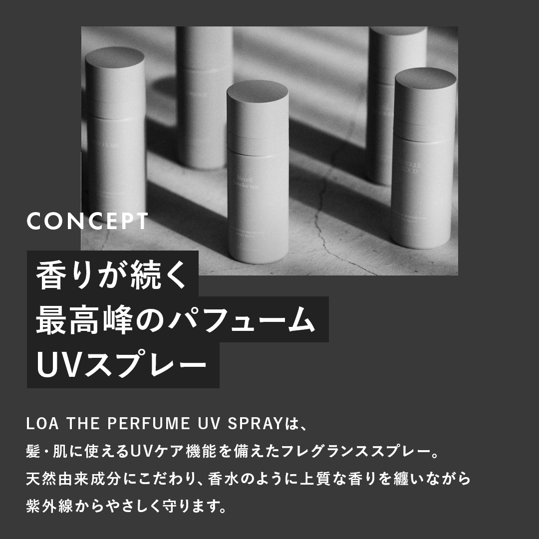 ロアザパフューム UVケアスプレー 正規品 日焼け止め ロアザオイル UV