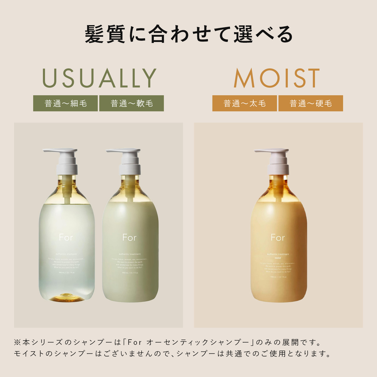 soeff ソフ For オーセンティック シャンプー トリートメント セット