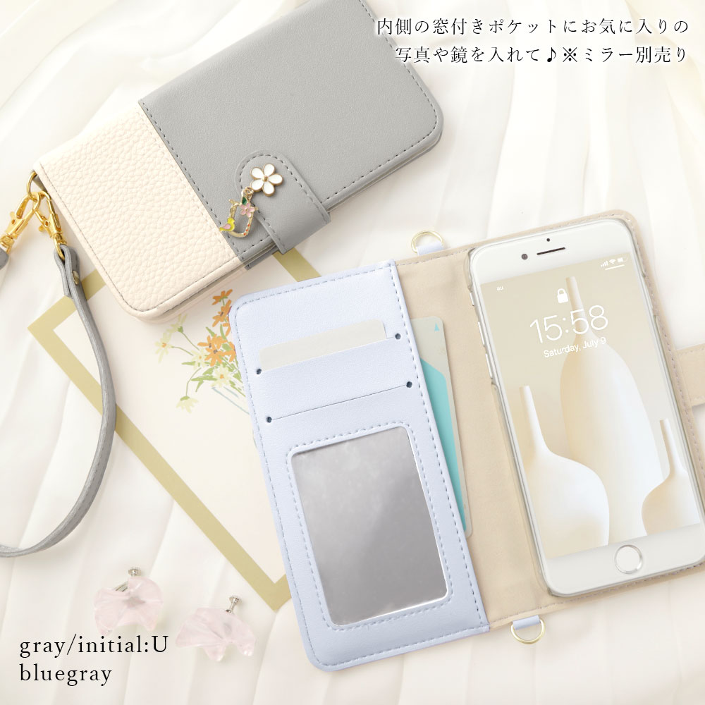 Xiaomi Redmi Note 11 ケース 手帳型 おしゃれ ブランド スマホケース 全機種対応 android レッドミー simフリー バイカラー ストラップ付き カード収納｜choupet｜17