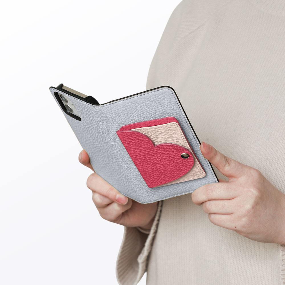 スマホケース 手帳型 イタリアンレザー 本革 日本製 ベルトなし 本革手帳 本革