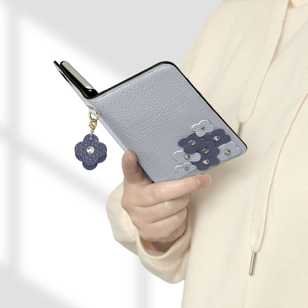 スマホケース 手帳型 イタリアンレザー 本革 日本製 ベルトなし 本革手帳 本革