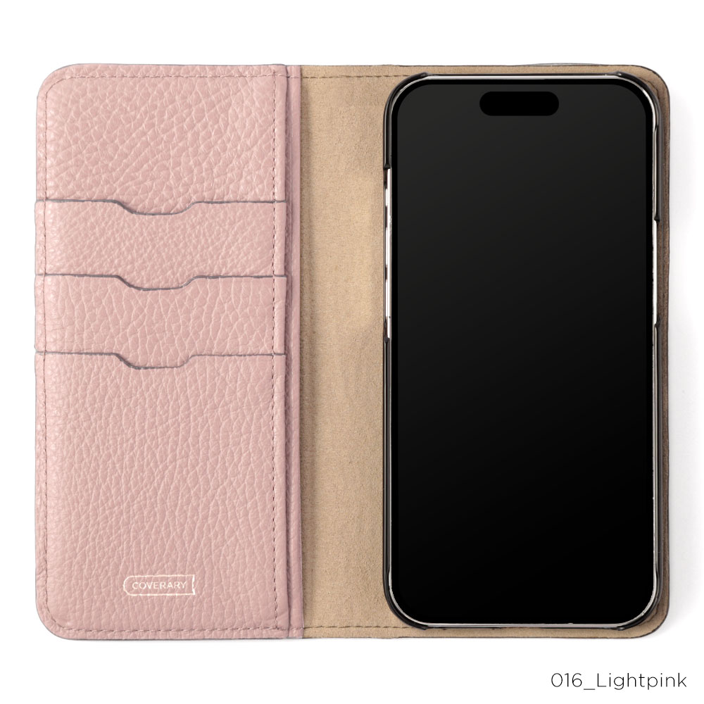 スマホケース 手帳型 イタリアンレザー 本革 日本製 ベルトなし マグネットなし 外ポケット 本革手帳 本革