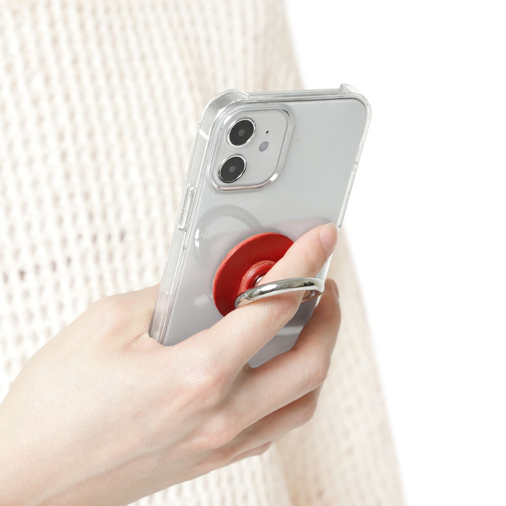 スマホリング おしゃれ バンカーリング ホール...の詳細画像4