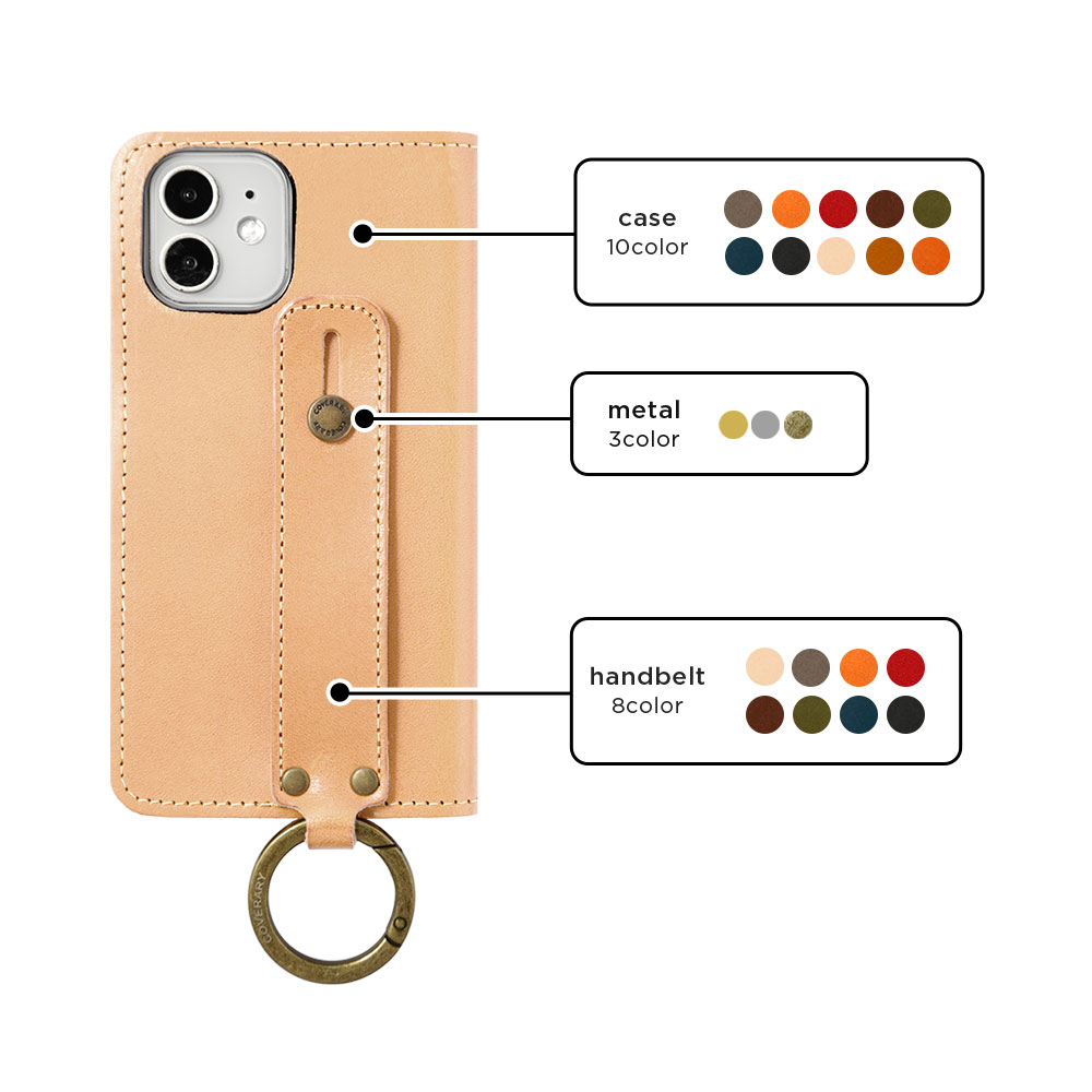 iPhone Air ケース 手帳型 おしゃれ ブランド 本革 栃木レザー