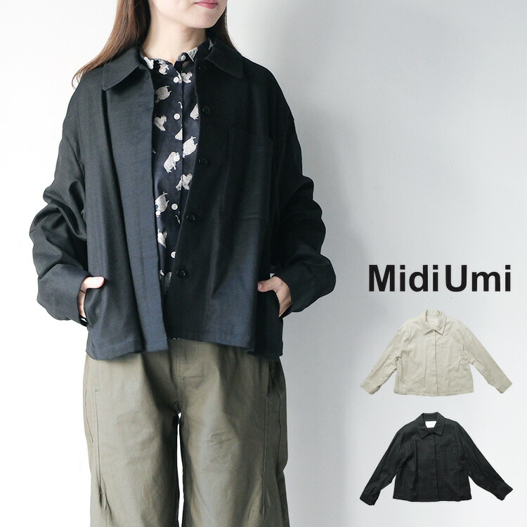 MidiUmi（ミディウミ） MidiUmi short shirt jacket 1-770115 ショート