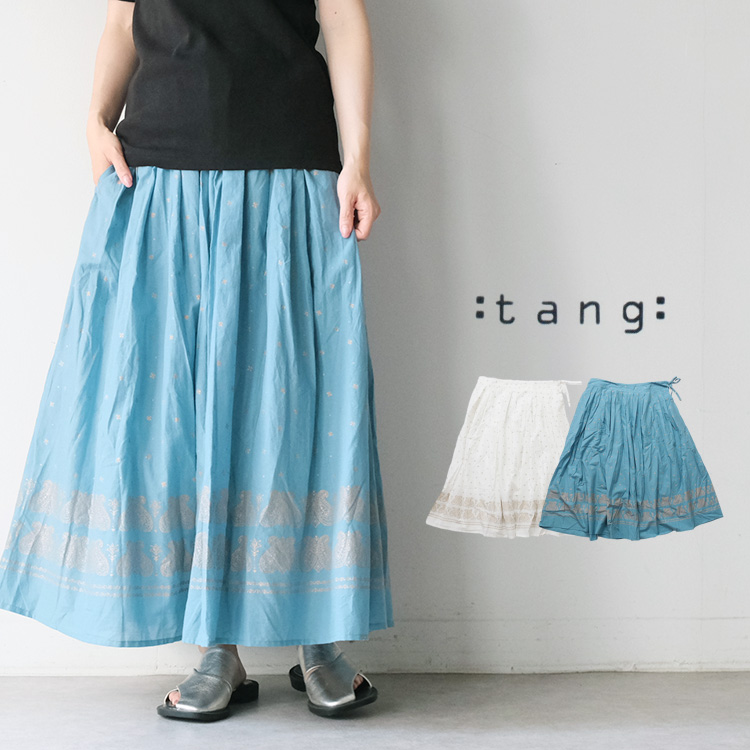 TANG! (20%OFF SALE) タング TANG クロスステッチ 箔プリント