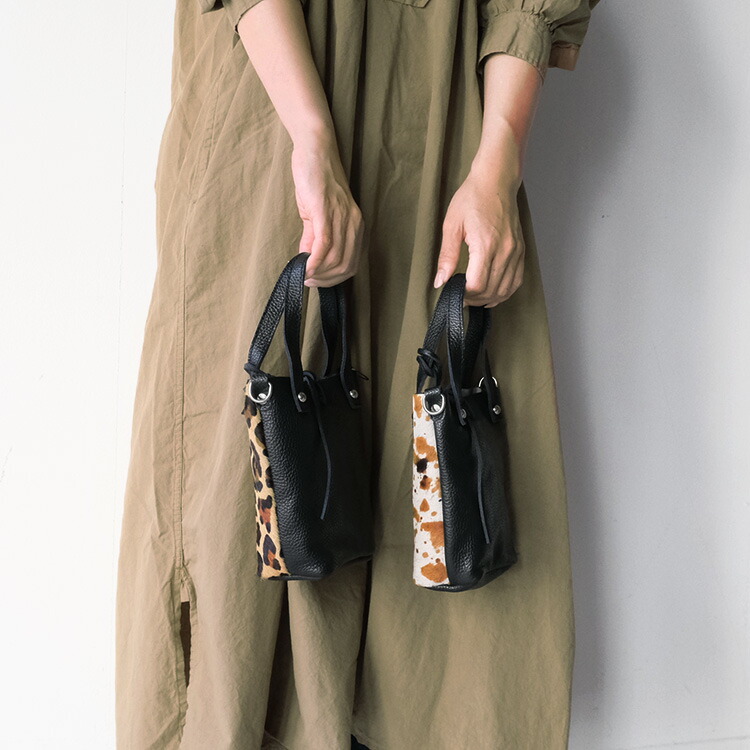 30%OFF SALE) フェルチ FERCHI ハラコ ショルダーバッグ レザー