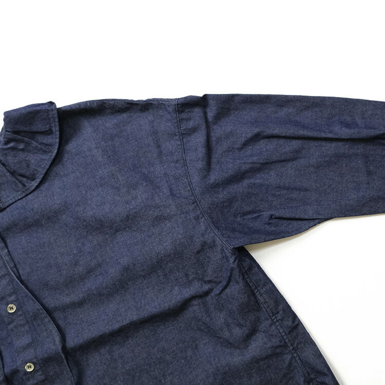 Brocante ブロカント 5ozデニム コルレット シャツ 36-315E (2024AW  
