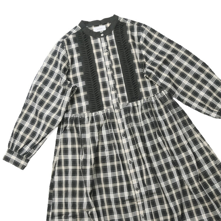 sosotto（ソソット） (30%OFF SALE) ダークチェックウェーブピンタック