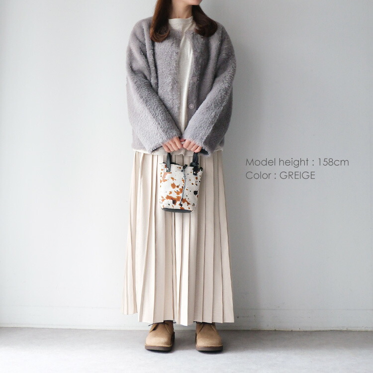 sosotto（ソソット） (20%OFF SALE) フェイクファーニットカーディガン