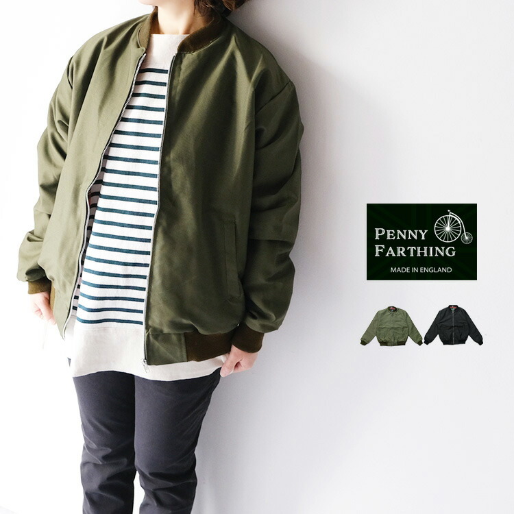 PENNY FARTHING ペニーファージング HARRINGTON BOMBER JACKET