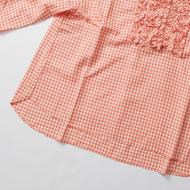 (20%OFF SALE) デニシェ denicher Clear cloth フリルブラウス D251049 (2025SS 春夏) denicher (20%OFF SALE) デニシェ Clear cloth フリルブラウス