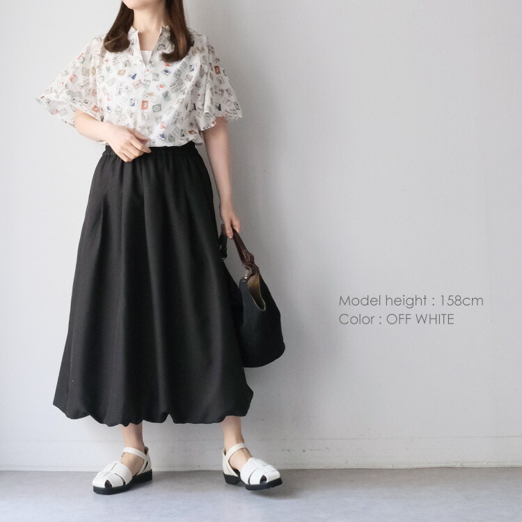 (20%OFF SALE) デニシェ denicher 60ローンプリントフレンチブラウス  D252054 (2025SS 春夏) 爆買 denicher (20%OFF SALE) デニシェ 60ローンプリントフレンチ