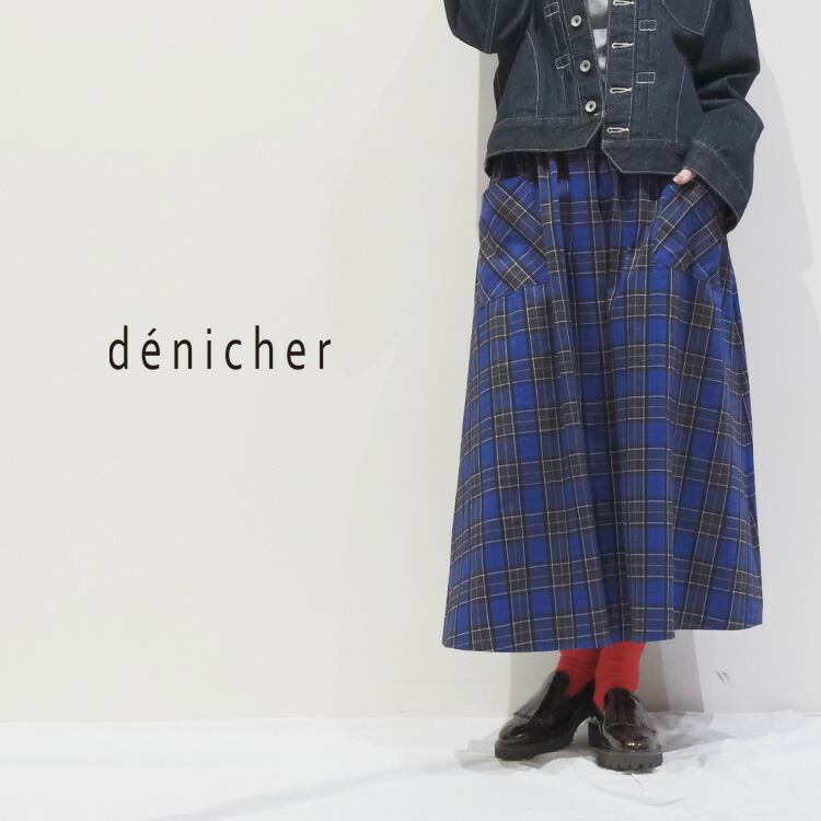 ★denicher デニシェ クリアツイル ロングジャケット＜FREE＞アウター セーラーカラーコート レディース アウター セーラー襟 ロング