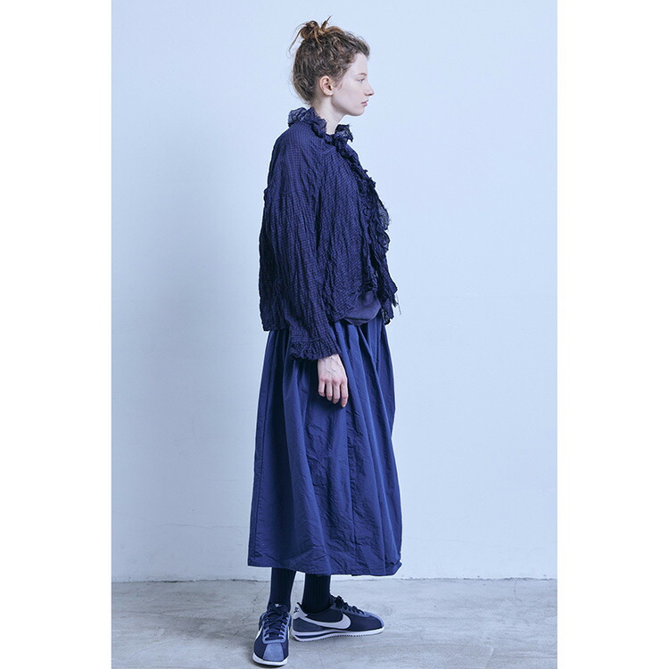週末限定【（g）グラム　トリムフリルブラウス ホワイト】新品未使用品 グラム (30%OFF SALE) (g) チェック フリル トリムブラウス g-654 爆買