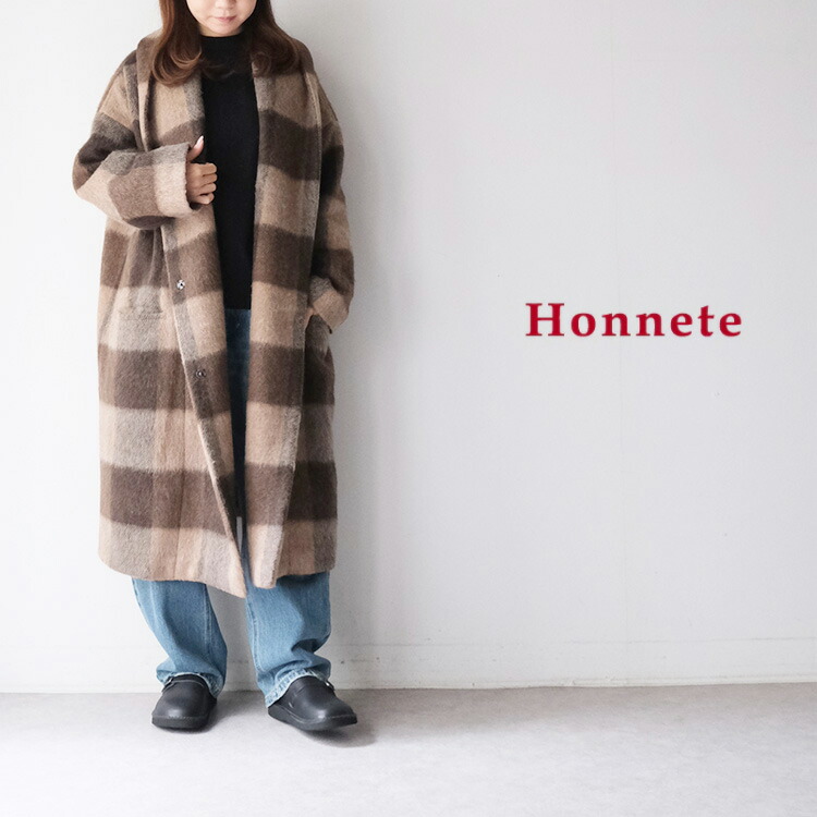 Honnete（オネット） Honnete HO-24AW CO3 CHK リサイクルウール