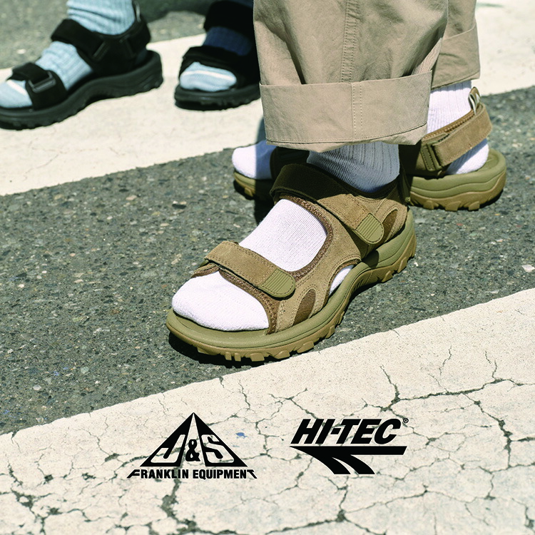 J&S Franklin Equipment × HITEC J&S フランクリン × ハイテック British Military Warm  Weather Sandal by Hi-TEC (2024SS 春夏)