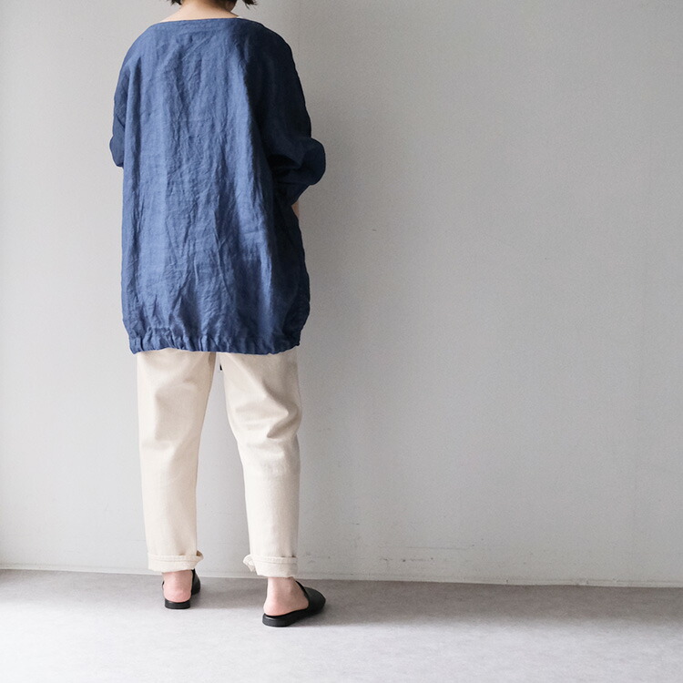 ARMEN アーメン リネン プレーンクルーネック オーバーサイズ プルオーバー NAM2211LP LINEN PLAIN CREW NECK  OVERSIZED PULLOVER (2023SS 春夏)