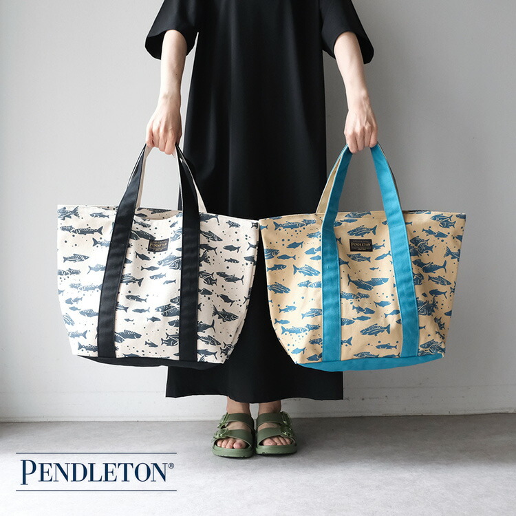 PENDLETON（ペンドルトン） PENDLETON SALMON CANVAS LARGE TOTE
