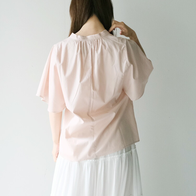 【SALE】vb ブロードフレアスリーブブラウス(RE-2039)※セール商品の為、送料無料サービス対象外 20%OFF SALE) パンドル PEINDRE 40ブロード フレアスリーブ