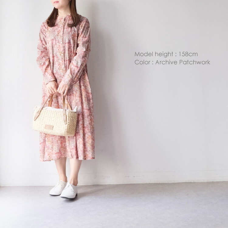 М　ジェイスローアン　リバティ　花柄　チュニック　日本製 LIBERTY. (20%OFF SALE) リバティ ワンピース ジェイスローアン
