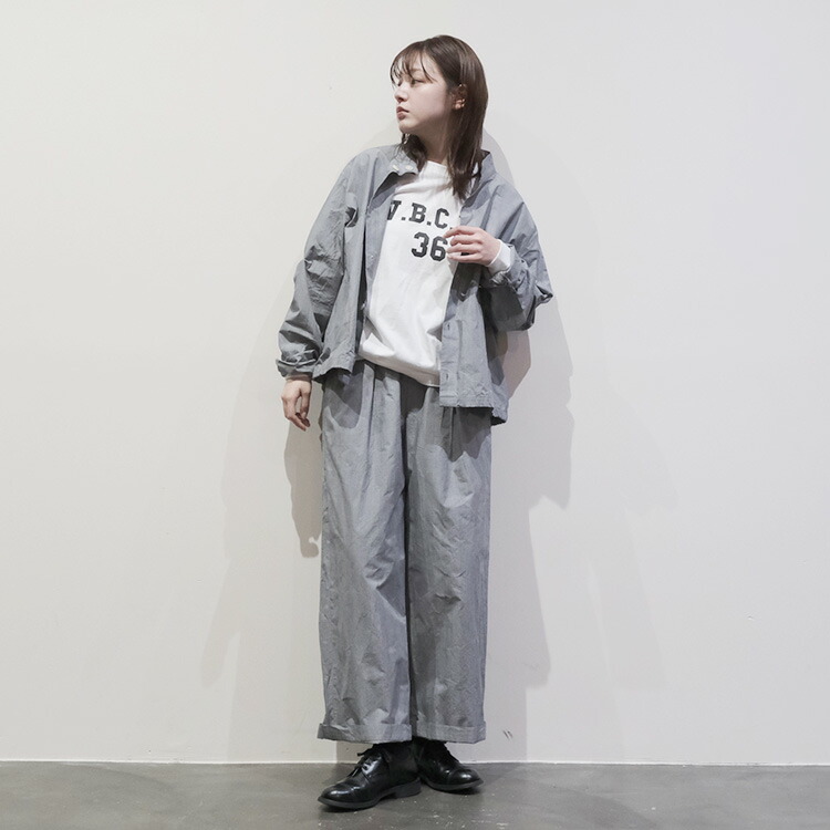 vent blanc（ヴァンブラン） (2025AW 秋冬) 5.6oz カレッジロゴ ロング