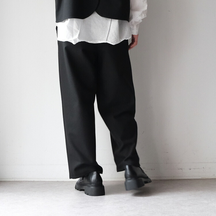 ヴァンドウェスト Vent d'ouest アンジーツイル タックパンツ VE36513