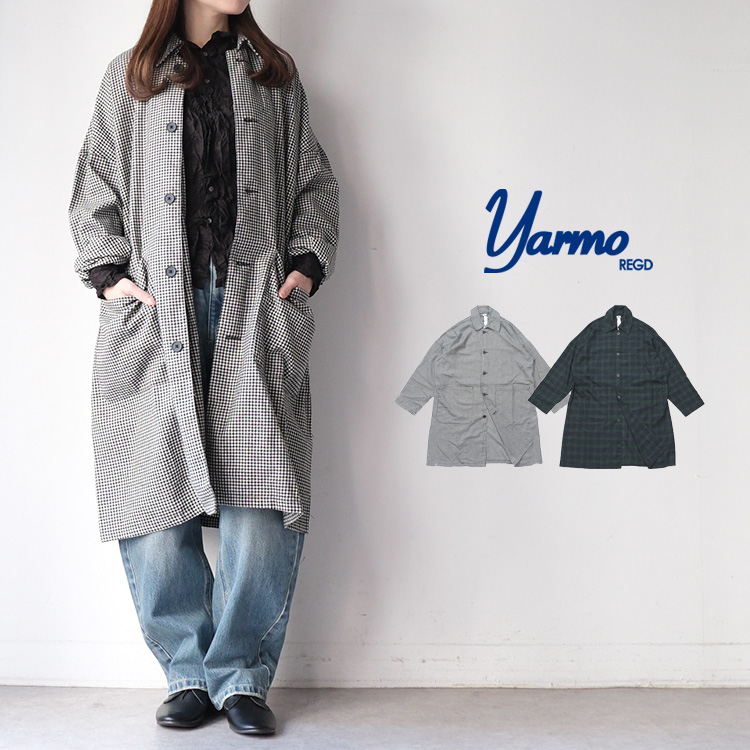 Yarmo（ヤーモ） YARMO DUSTER COAT TARTAN YM-2_TARTAN ダスター